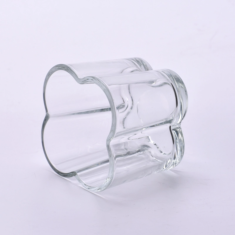 Unique Glass Candle Vessels 8oz Candle Glass Wholesale