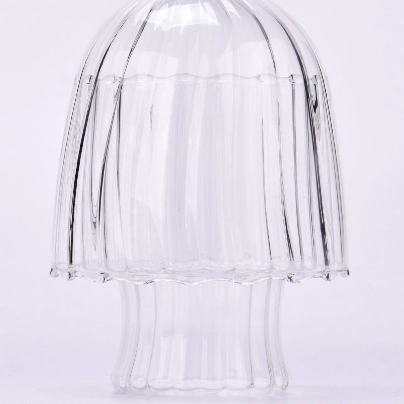 9oz mushroom design borosilicate glass jar with lid 9oz mushroom design borosilicate glass jar with lid