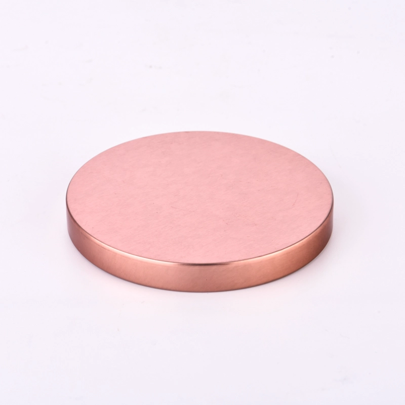 Wholesale customized size & color Metal Lids For Candle Vessel Tin Lids For Candle jars