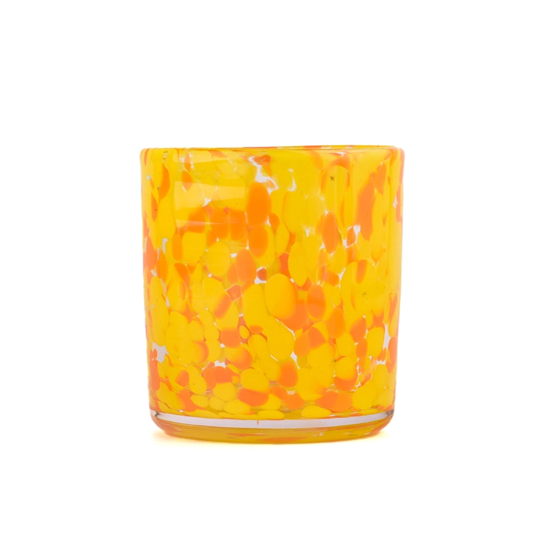 home decor pink color thick wall glass candle jars - COPY - bfbrjl