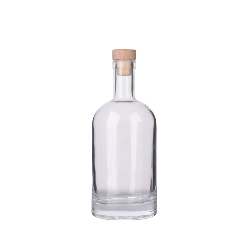 530ml  large long neck glass bottle with cork