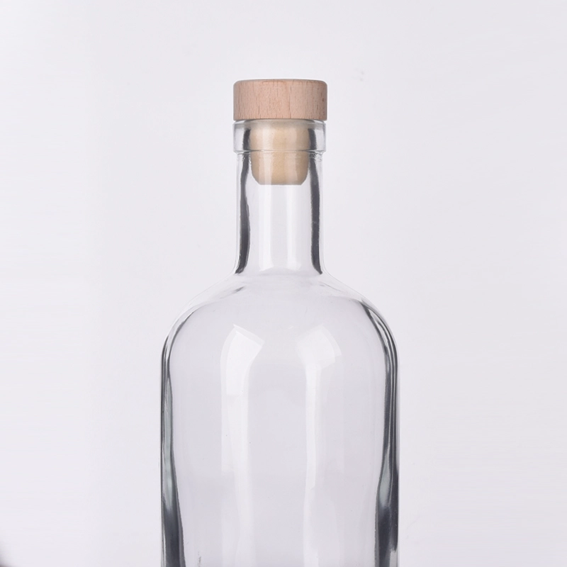 530ml  large long neck glass bottle with cork