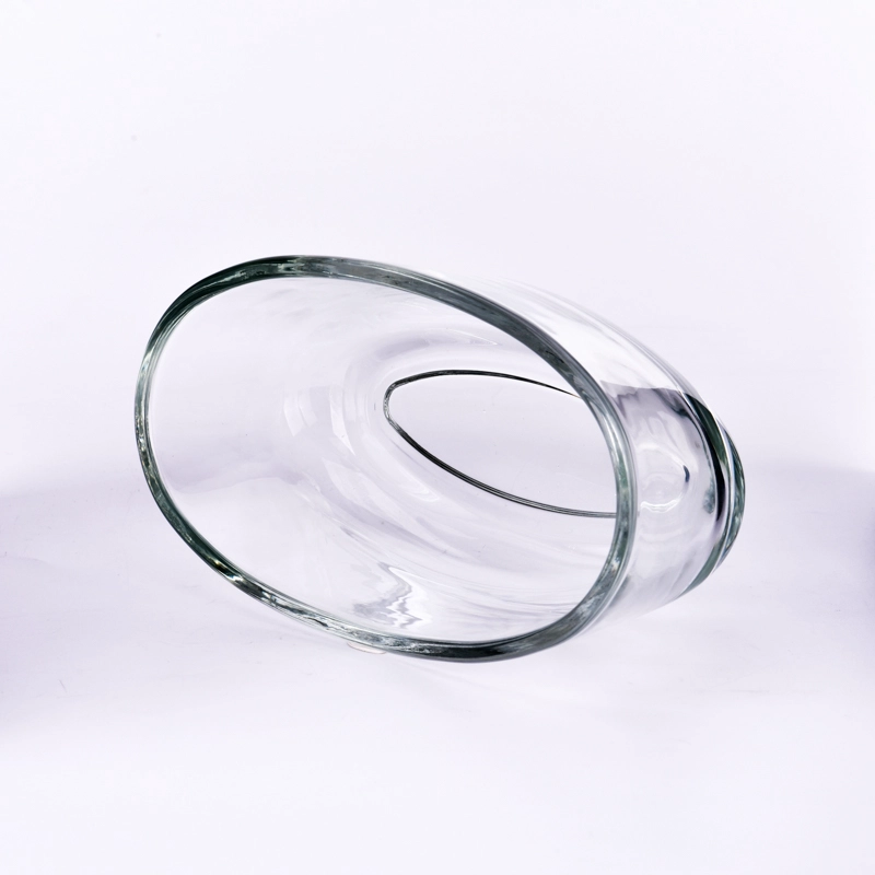 high end 20oz oval glass candle holder candle jar high end 20oz oval glass candle holder candle jar