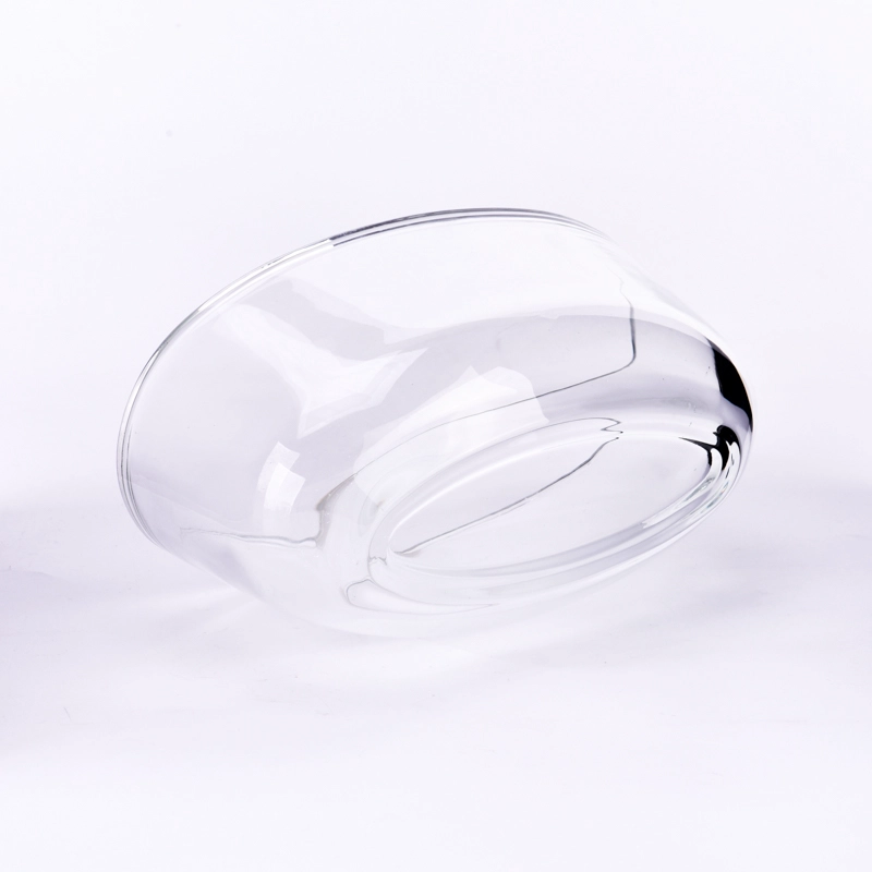 high end 20oz oval glass candle holder candle jar high end 20oz oval glass candle holder candle jar