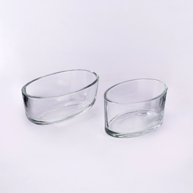 high end 20oz oval glass candle holder candle jar high end 20oz oval glass candle holder candle jar