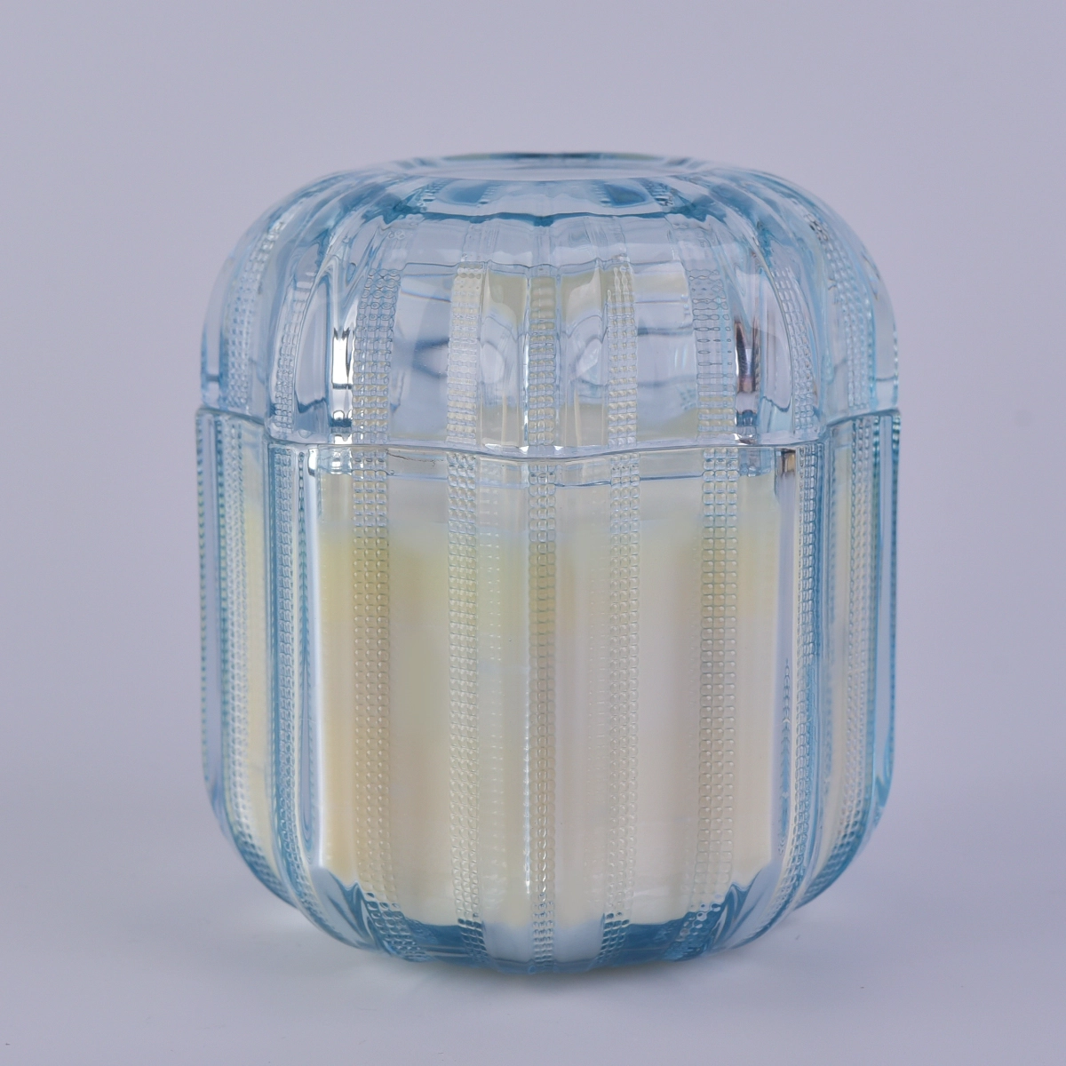 Wholesale 8oz 10oz flower pattern pumpkin glass candle holders for Hallowmas Wholesale 8oz 10oz flower pattern pumpkin glass candle holders for Hallowmas