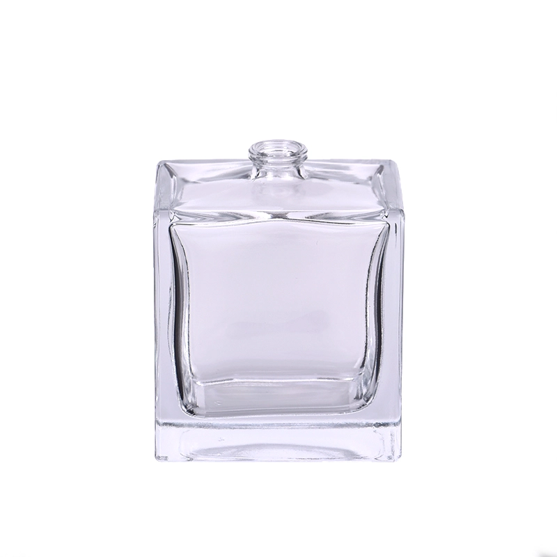home decor clear 100ml empty glass perfume bottle