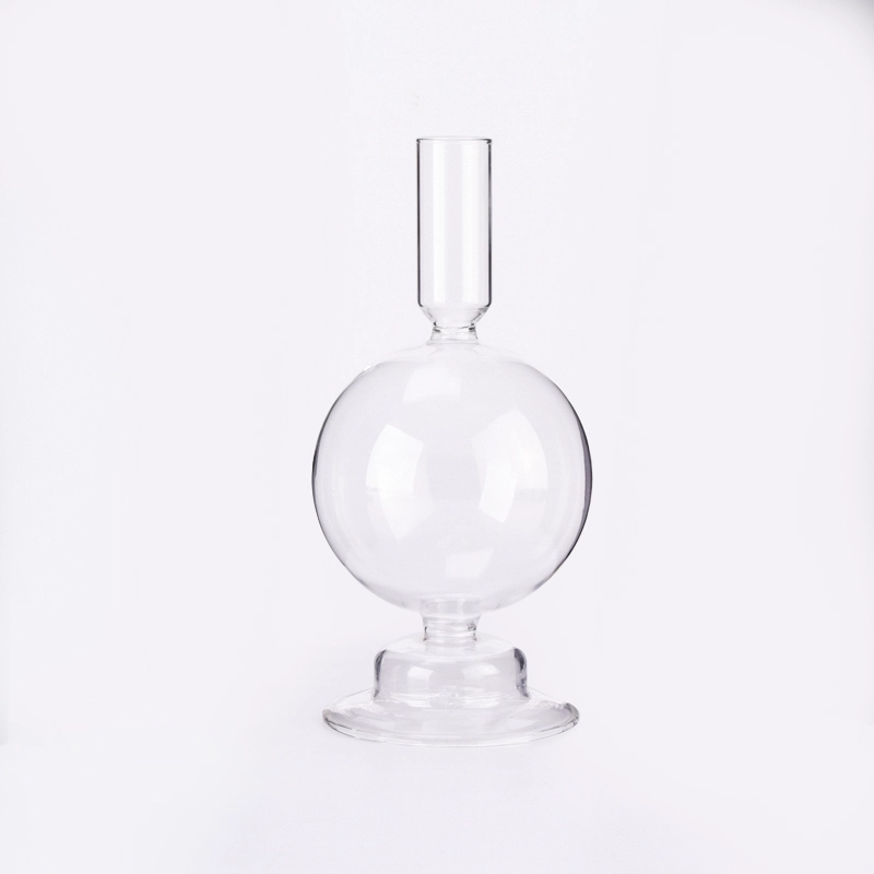 unique design tall borosilicate glass candlestick for pillar candle unique design tall borosilicate glass candlestick for pillar candle