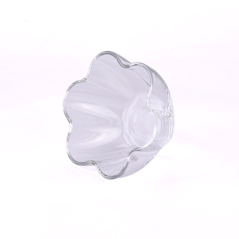 hot sales 4 wicks large flower shape glass candle bowl hot sales 4 wicks large flower shape glass candle bowl
