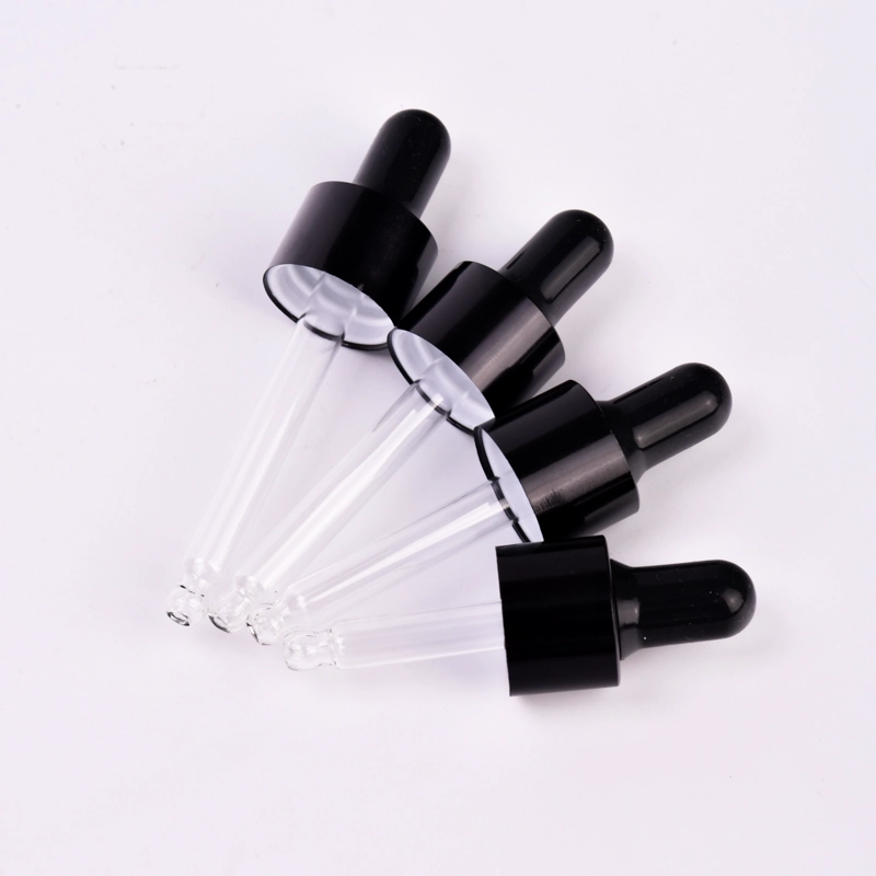 Custom 1oz 2oz 10ml 30ml 50ml 100ml luxury oil glass round cosmetic dropper bottle
