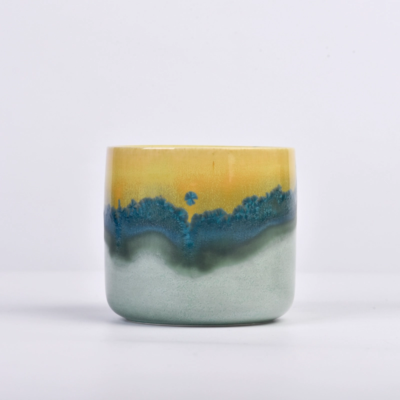 home decor paint glazing ceramic candle jar home decor paint glazing ceramic candle jar