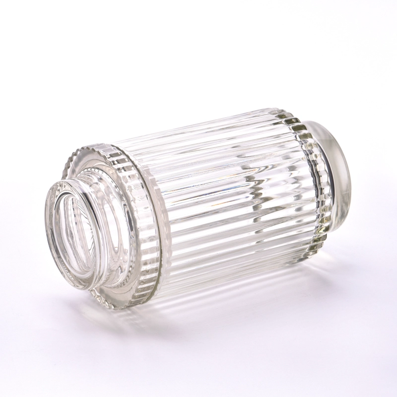 22oz high striped glass candle jars with lids 22oz high striped glass candle jars with lids