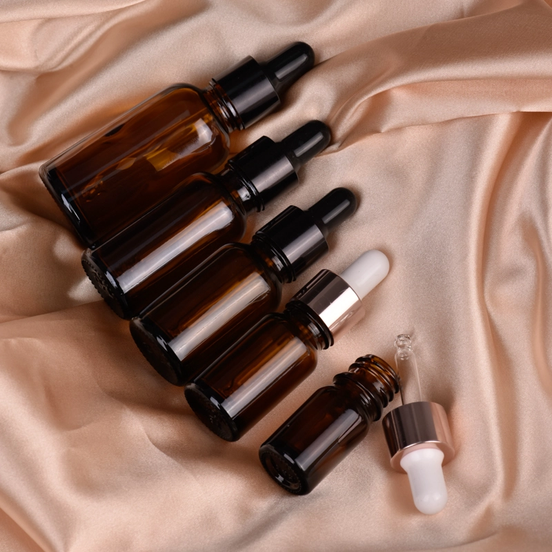 30ml popular amber glass bottle with drops for supplier
