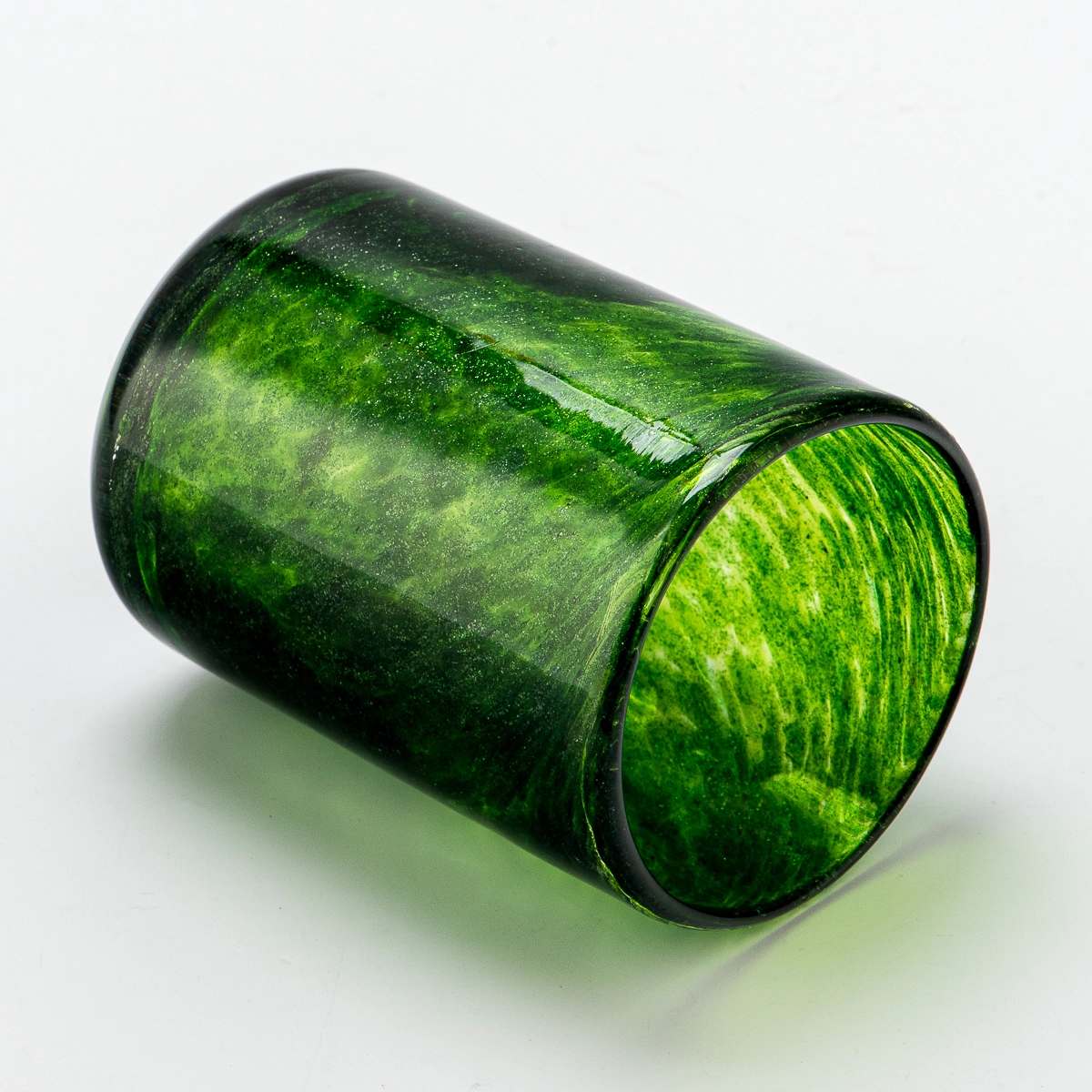 Urkasse glasmateriale grønne glas lysestager til engros