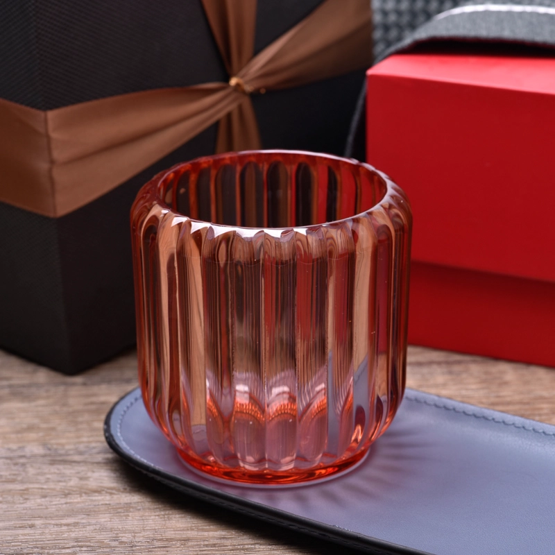 200ml vertical glass candle jar for candle making
