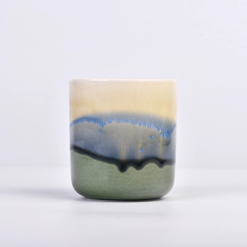 Wholesale Round Ceramic Candle Jar For Candle Making