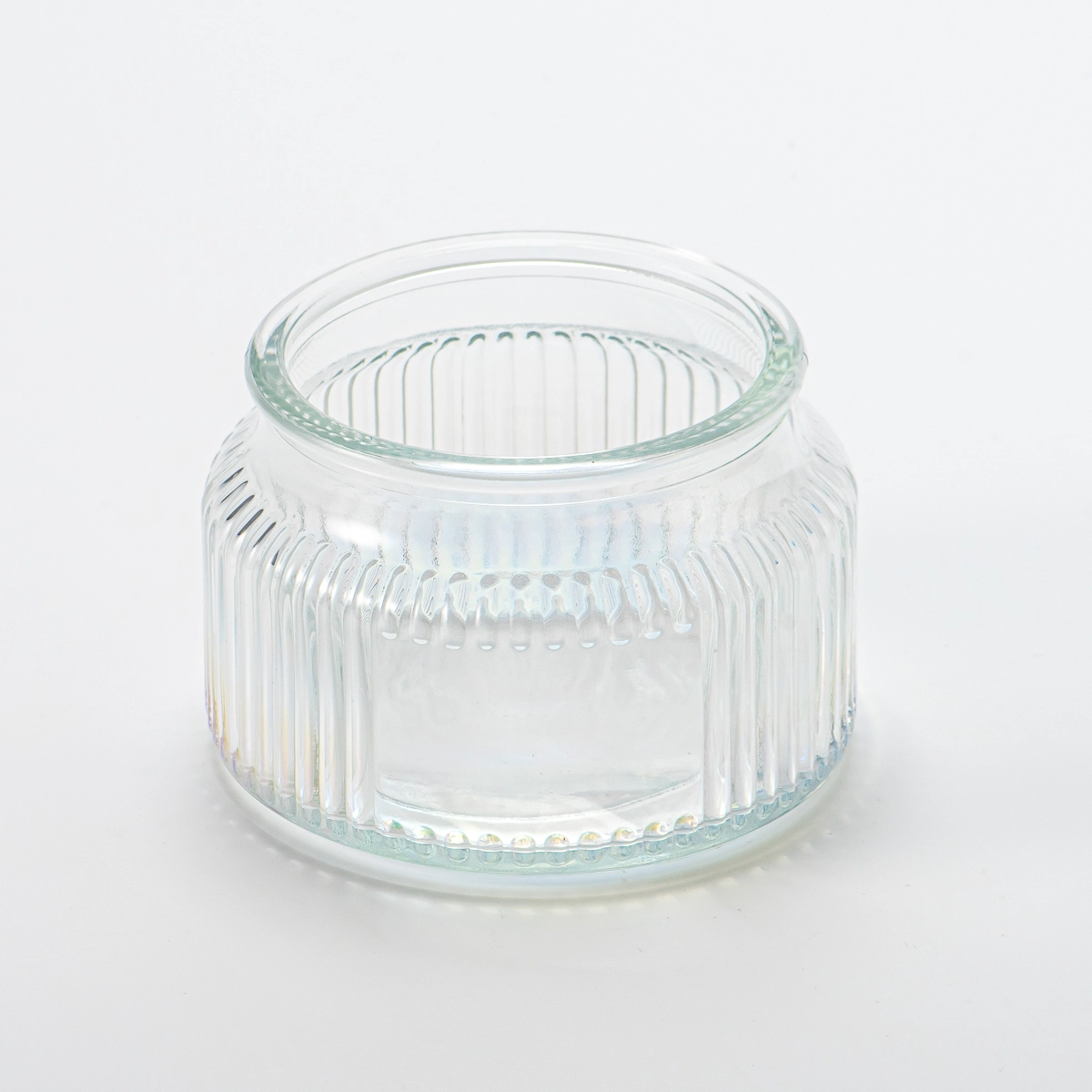 home decor embossed pattern glass candle container home decor embossed pattern glass candle container