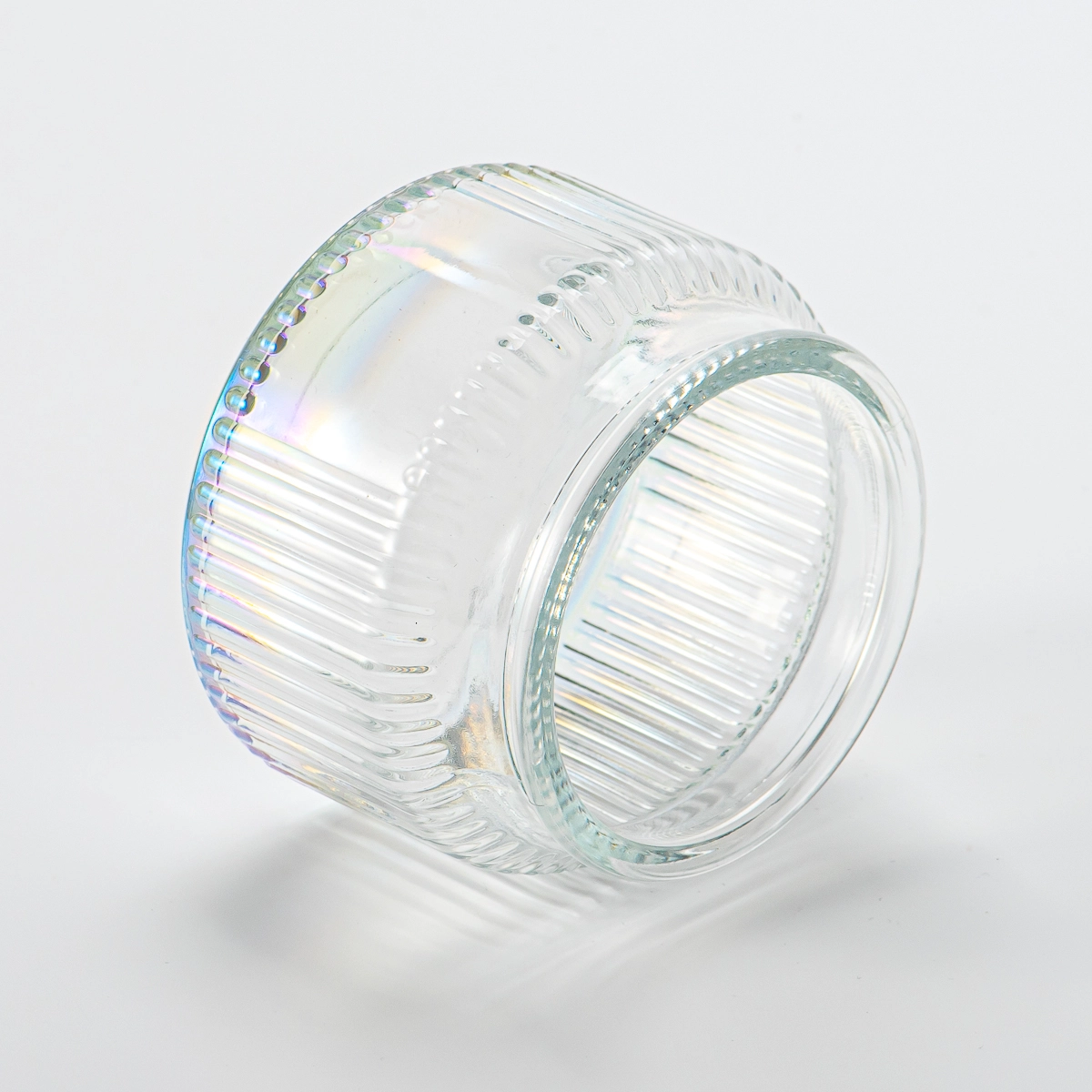 home decor embossed pattern glass candle container home decor embossed pattern glass candle container
