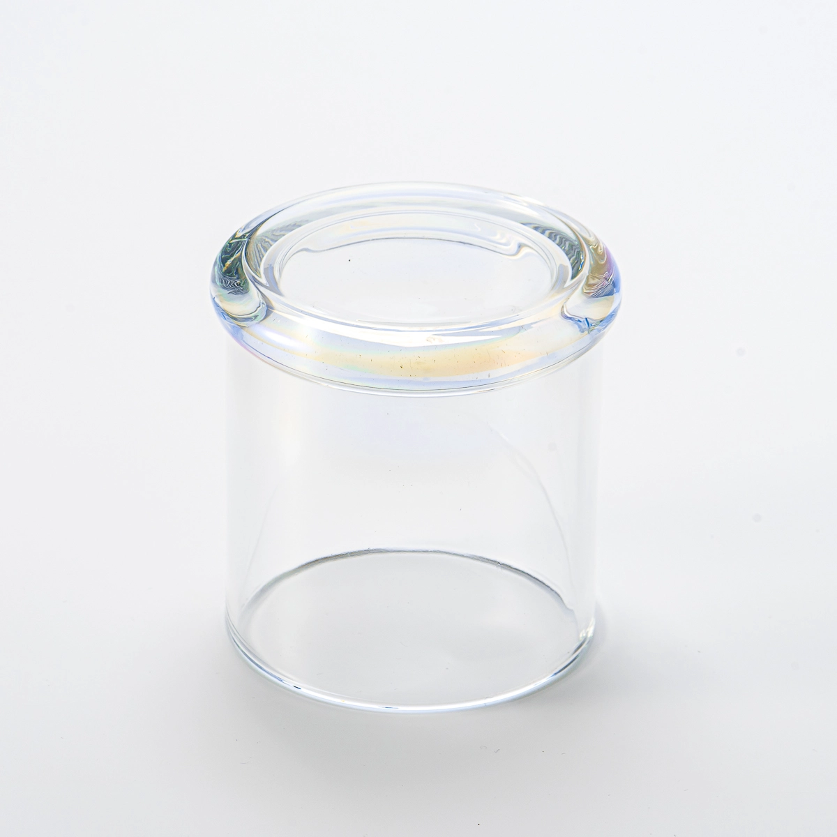 Supplier 14oz hot sales iridescent decoration glass candle jar Supplier 14oz hot sales iridescent decoration glass candle jar