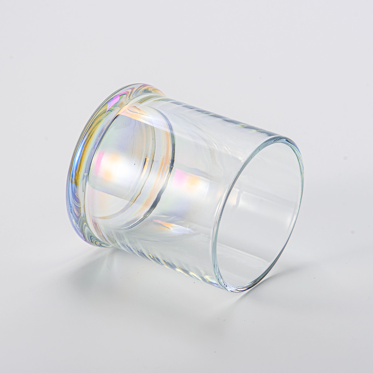 Supplier 14oz hot sales iridescent decoration glass candle jar Supplier 14oz hot sales iridescent decoration glass candle jar