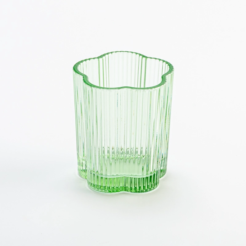 Empty Flower Shaped Glass for Candle Making with Valentine's Gift - COPY - bf631q