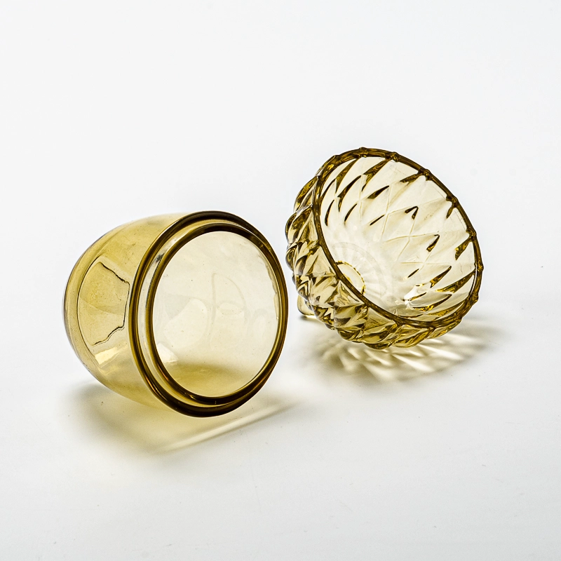 small size glass cnadle jar with lid small size glass cnadle jar with lid