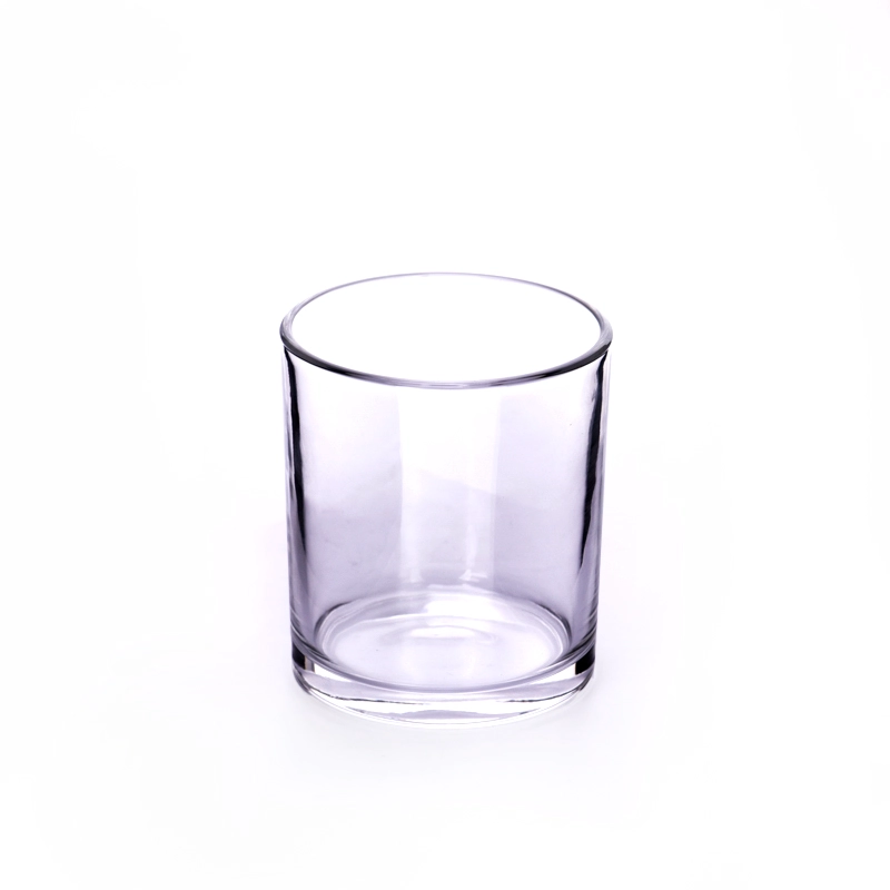 Supplier custom-made 303ml transparent glass candle jar for home decoration Supplier custom-made 303ml transparent glass candle jar for home decoration