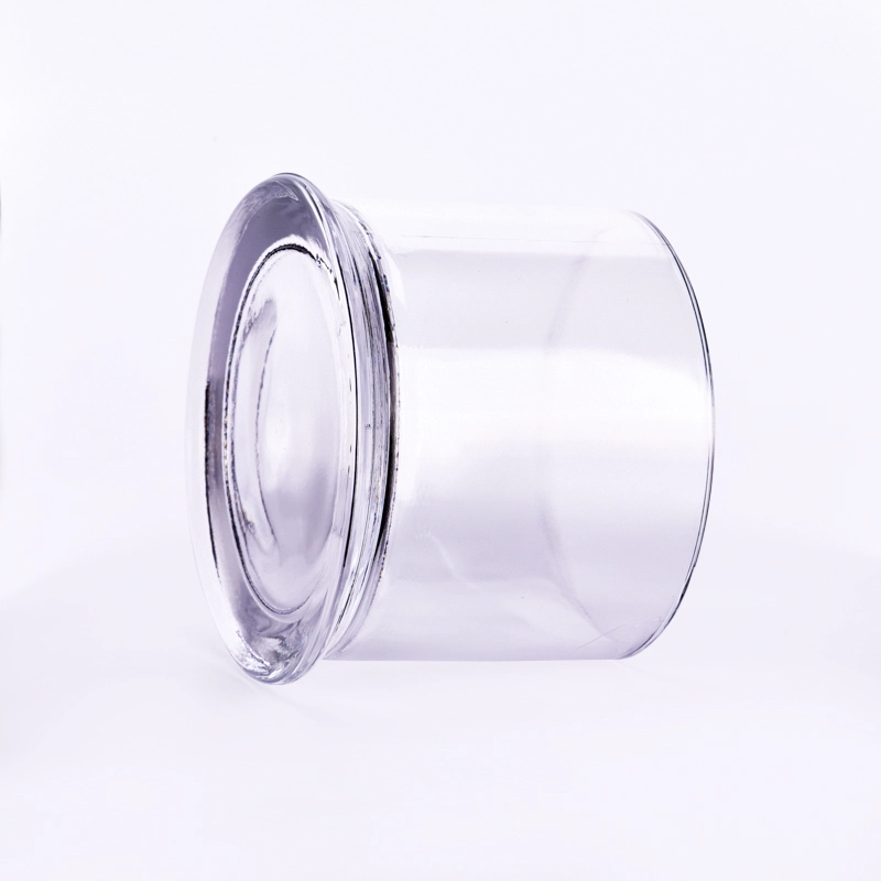 Supplier 500ml transparent large-capacity glass candle jars for wedding decorations Supplier 500ml transparent large-capacity glass candle jars for wedding decorations