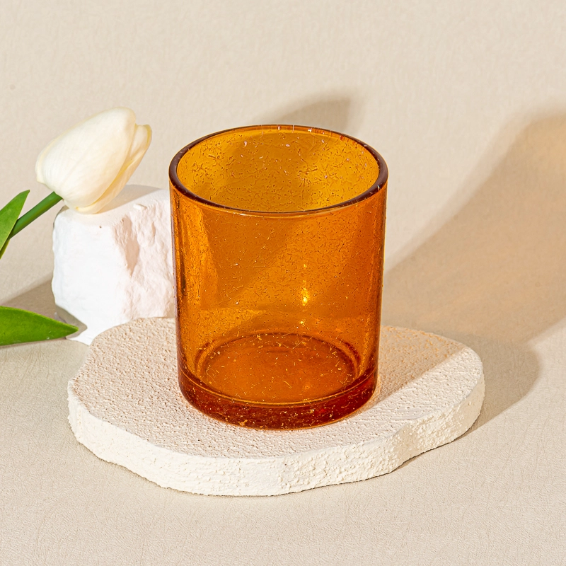 Scented candle holder candle glass jar