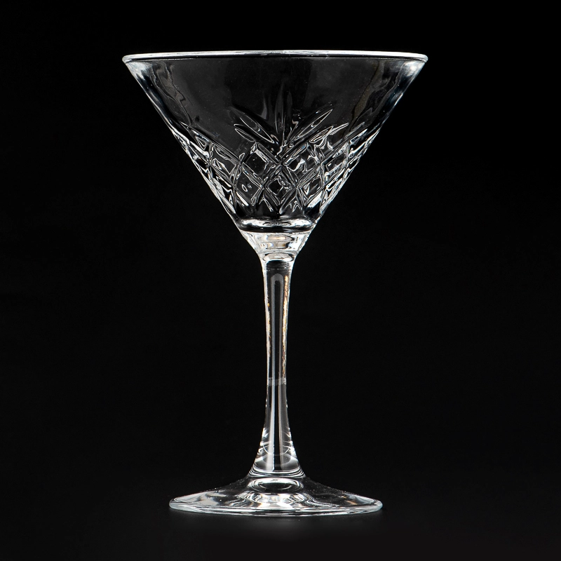 high white Martini glass for cocktail and bar high white Martini glass for cocktail and bar