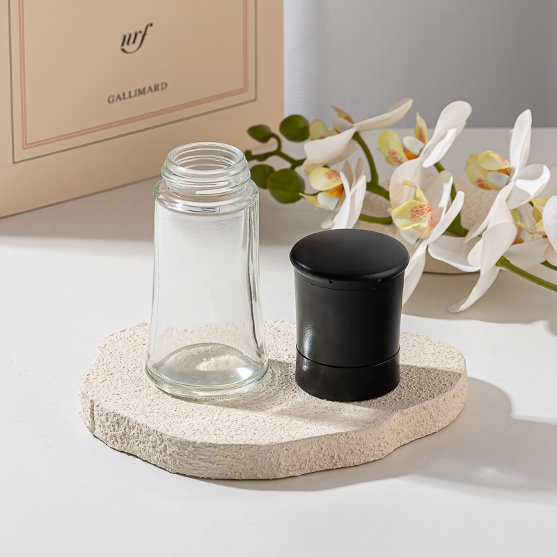 black empty glass pepper mills jar black empty glass pepper mills jar