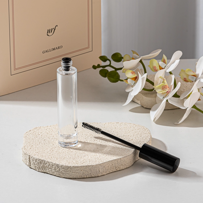 15ml empty mascara glass bottle with brush
