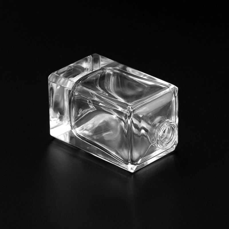 1oz da 35 ml di flacone di profumo quadrato vuoto di vetro quadrato
