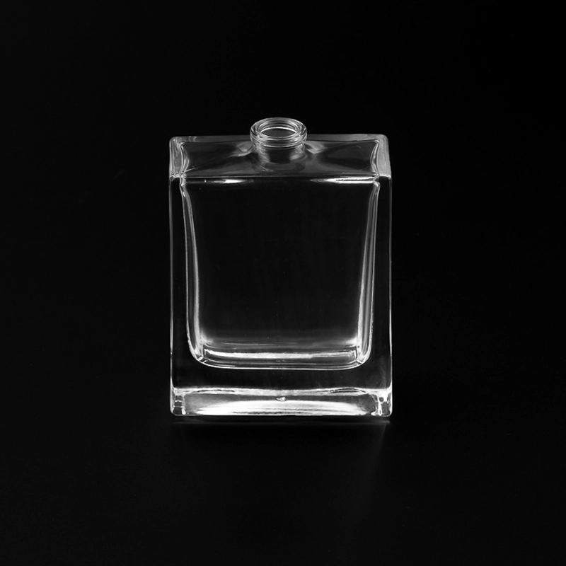 square 50ml empty glass perfume bottle with spray and cap square 50ml empty glass perfume bottle with spray and cap
