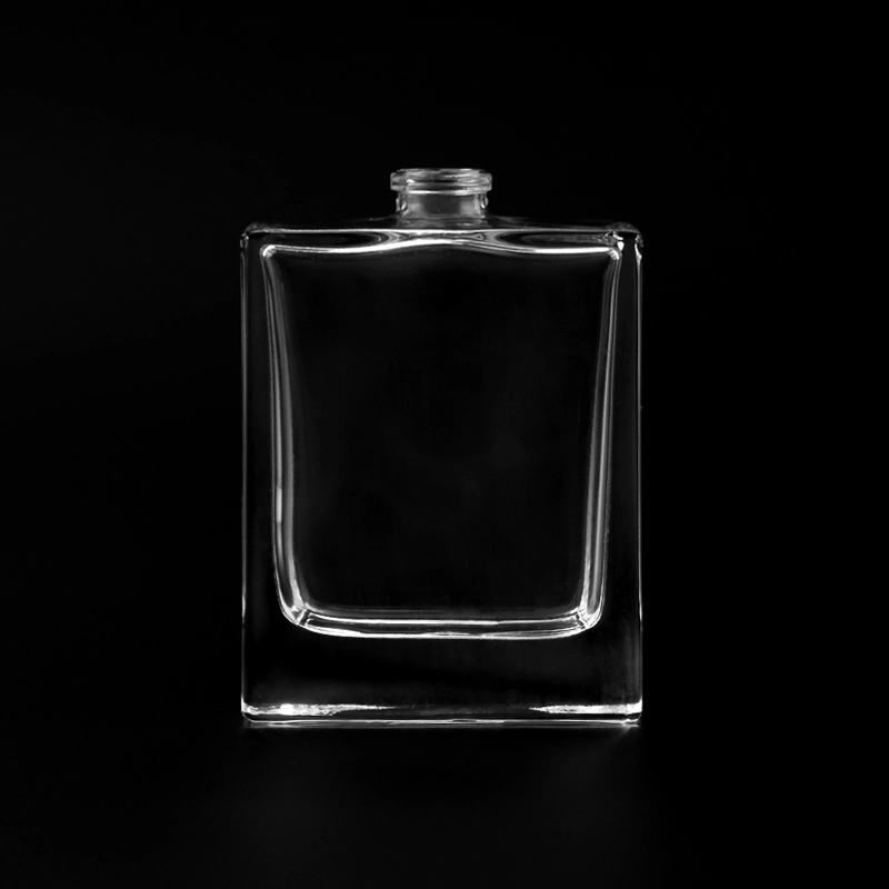 square 50ml empty glass perfume bottle with spray and cap square 50ml empty glass perfume bottle with spray and cap