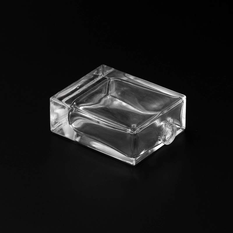 square 50ml empty glass perfume bottle with spray and cap square 50ml empty glass perfume bottle with spray and cap