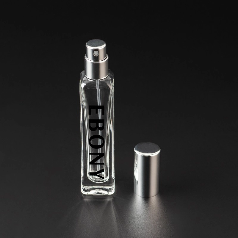 square 15ml sprayer glass perfume tube bottle with silver cap square 15ml sprayer glass perfume tube bottle with silver cap