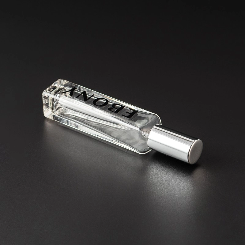square 15ml sprayer glass perfume tube bottle with silver cap square 15ml sprayer glass perfume tube bottle with silver cap