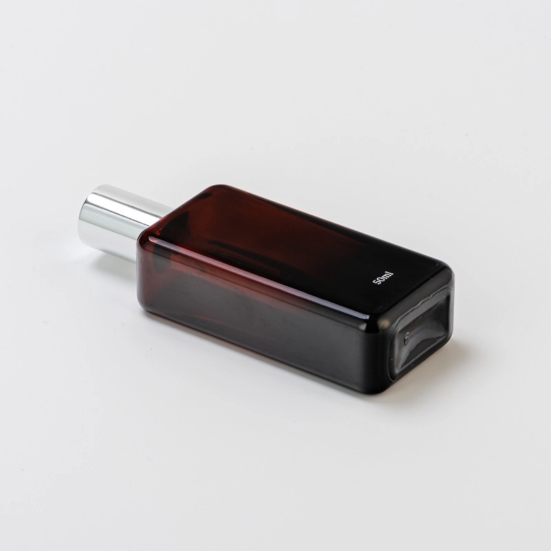 Wholesale 50ml amber glass perfume bottle with cap Wholesale 50ml amber glass perfume bottle with cap