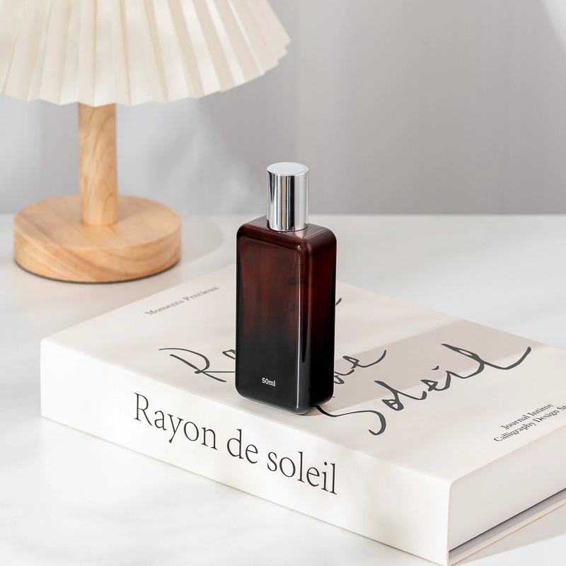 Wholesale 50ml amber glass perfume bottle with cap Wholesale 50ml amber glass perfume bottle with cap