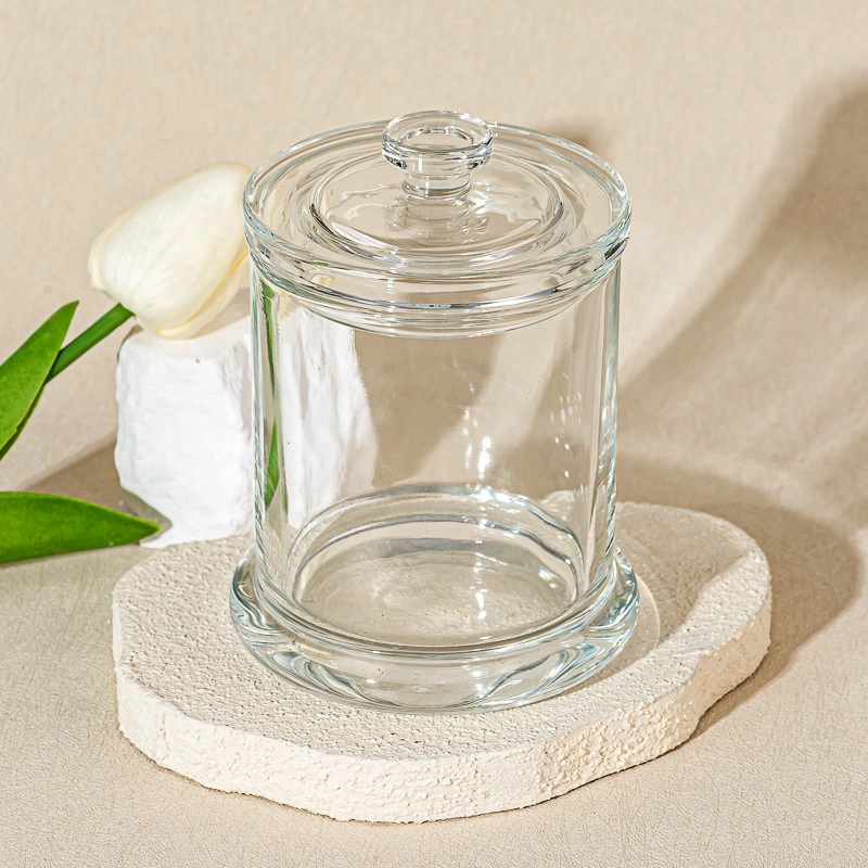 Popular Classic Glass Candle Jar with Lids Wholesale Popular Classic Glass Candle Jar with Lids Wholesale