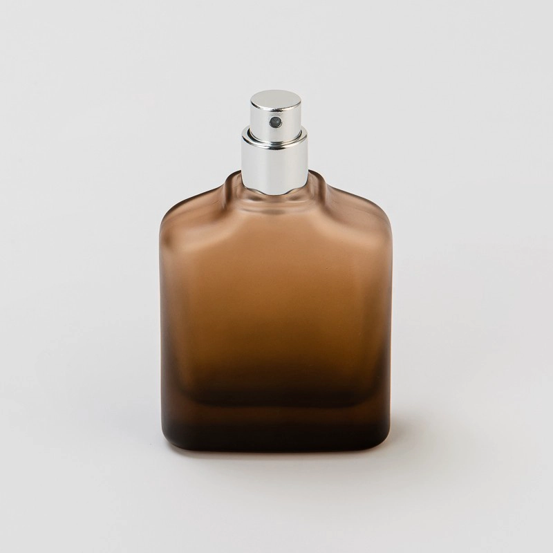 frosted ombre amber glass perfume bottle frosted ombre amber glass perfume bottle
