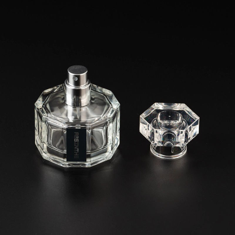 Luxury 30ml Square Glass Perfume Bottles Custom Color Logo Glass Perfume Bottles - COPY - k98m88