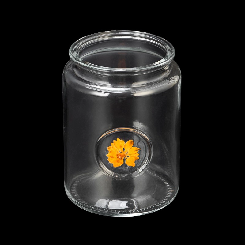  artistic large glass candle container