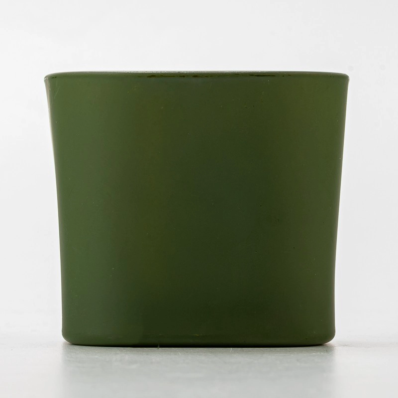  New Design Scented square Glass Jar Elegant Glass Jar Wholesale