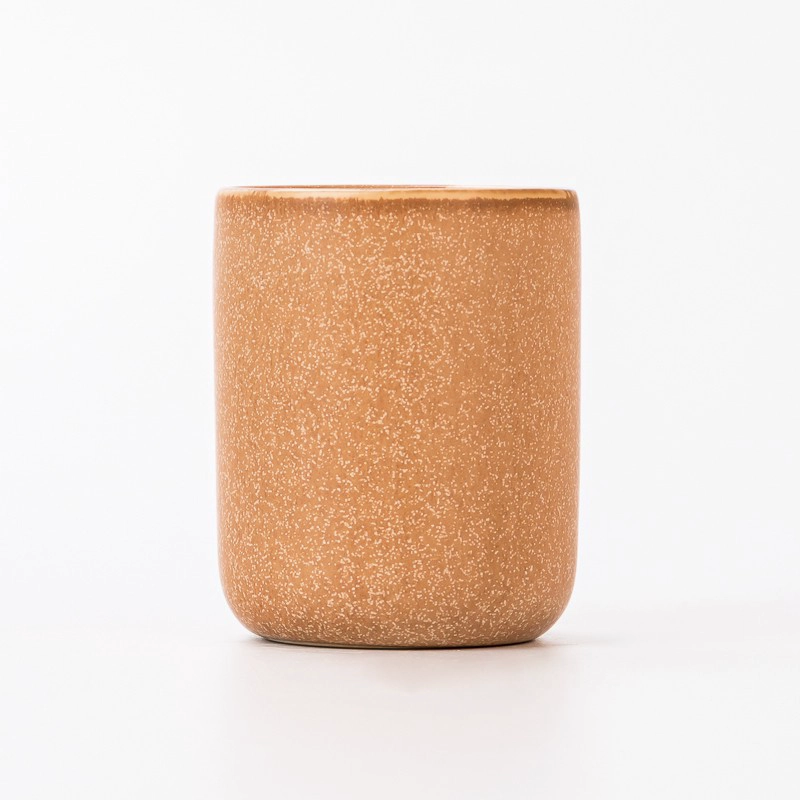 Clay Ceramic Candle Container Matte Candle vessel wholesale