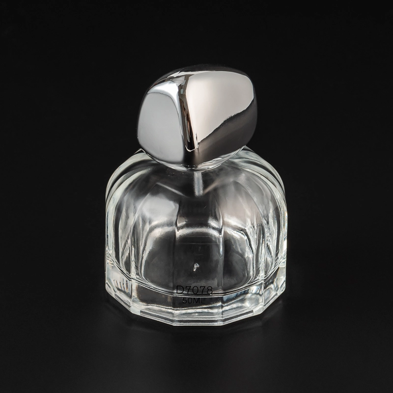 Luxury Style Glass Perfume 50ml Empty Bottle with Unique Lid Luxury Style Glass Perfume 50ml Empty Bottle with Unique Lid