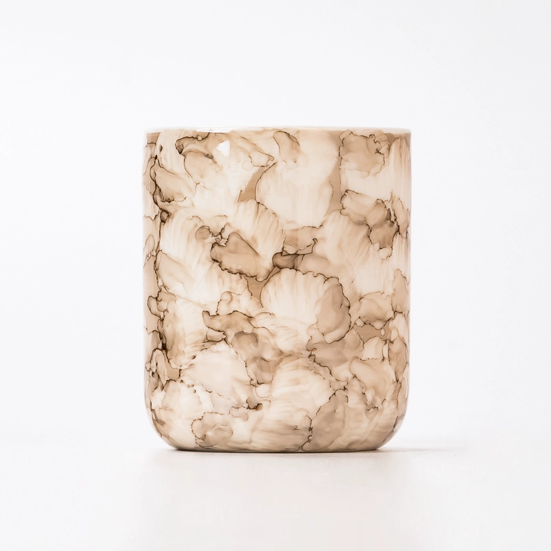 Home Decor Elegant Glazed Ceramic Candle Jar 4oz Candle Ceramic Vessel for Candle Making Home Decor Elegant Glazed Ceramic Candle Jar 4oz Candle Ceramic Vessel for Candle Making