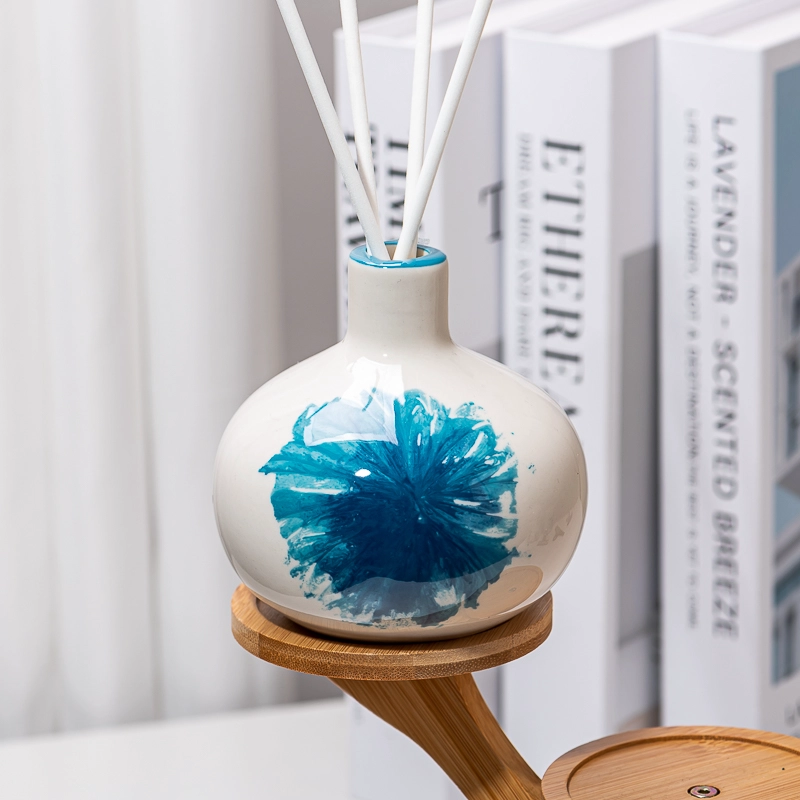 Wholesale Luxury Room Diffuser Empty Ceramic Aroma Reed Diffuser Bottle