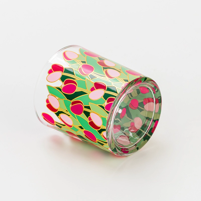 Custom Decal Printing Glass Candle Jars Wholesale Custom Decal Printing Glass Candle Jars Wholesale